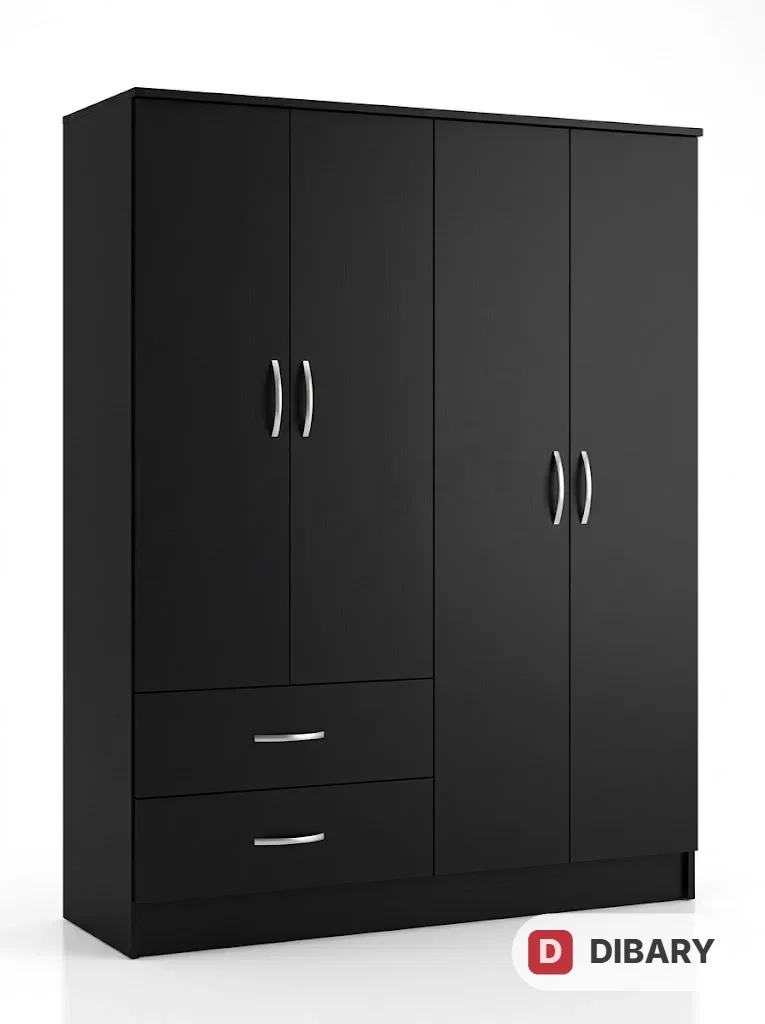 4 Door Wardrobe with Drawers