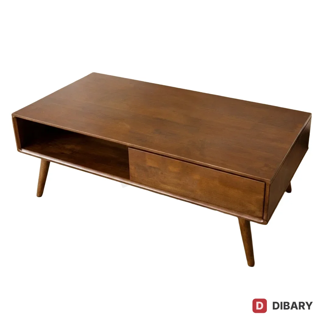 Wooden Center Table with Storage