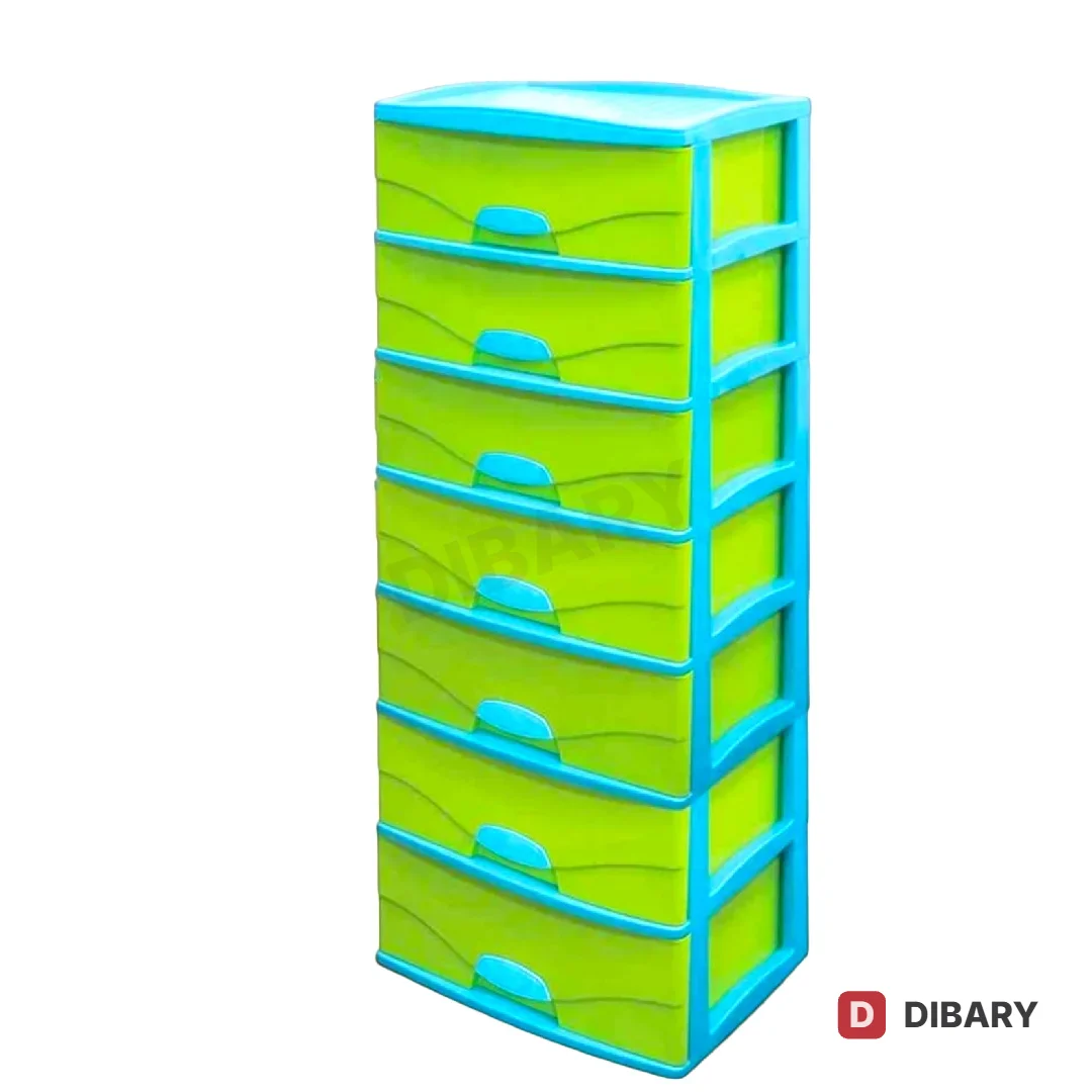 5 Drawer Plastic Shelf