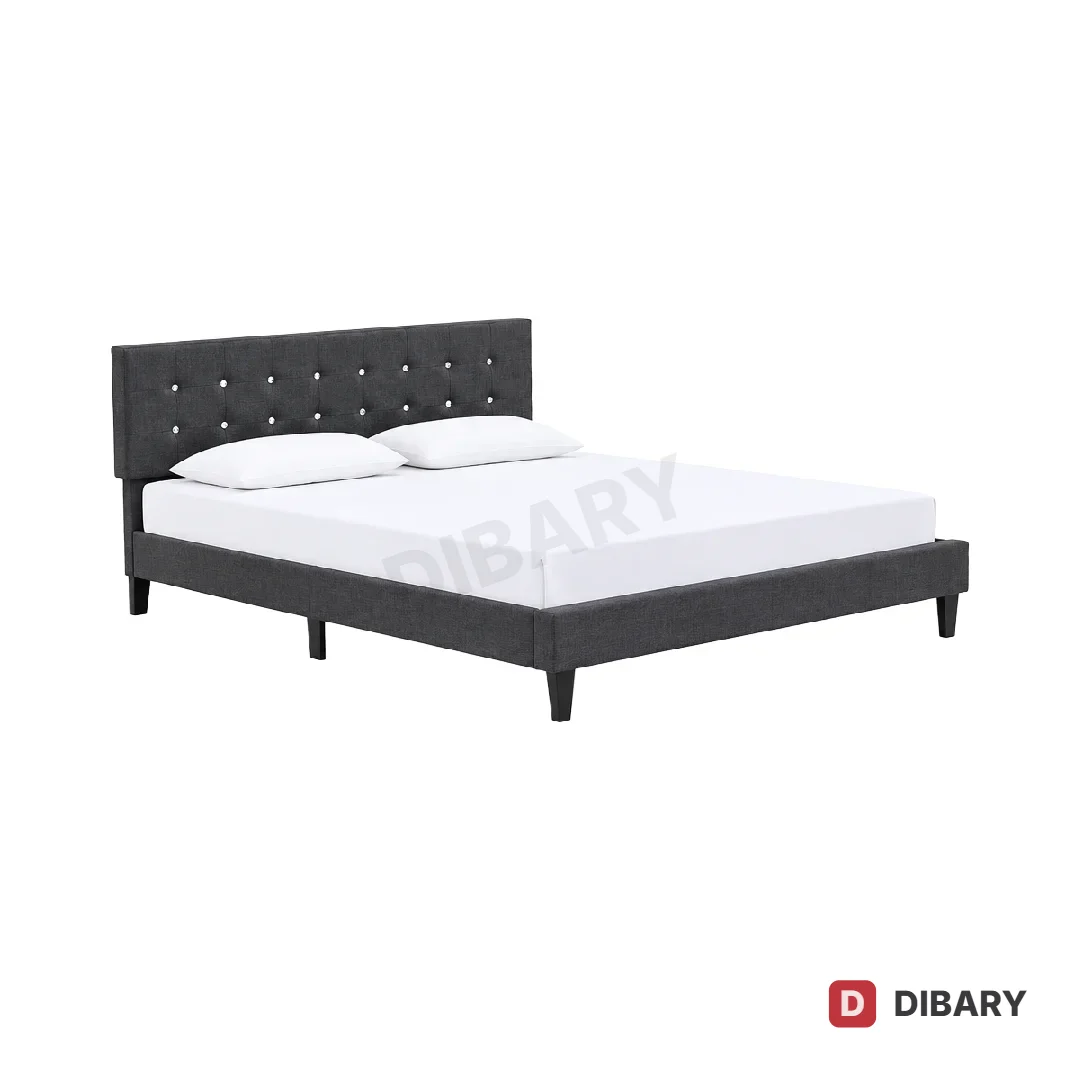 Crystal Tufted Queen Bed Frame BD004