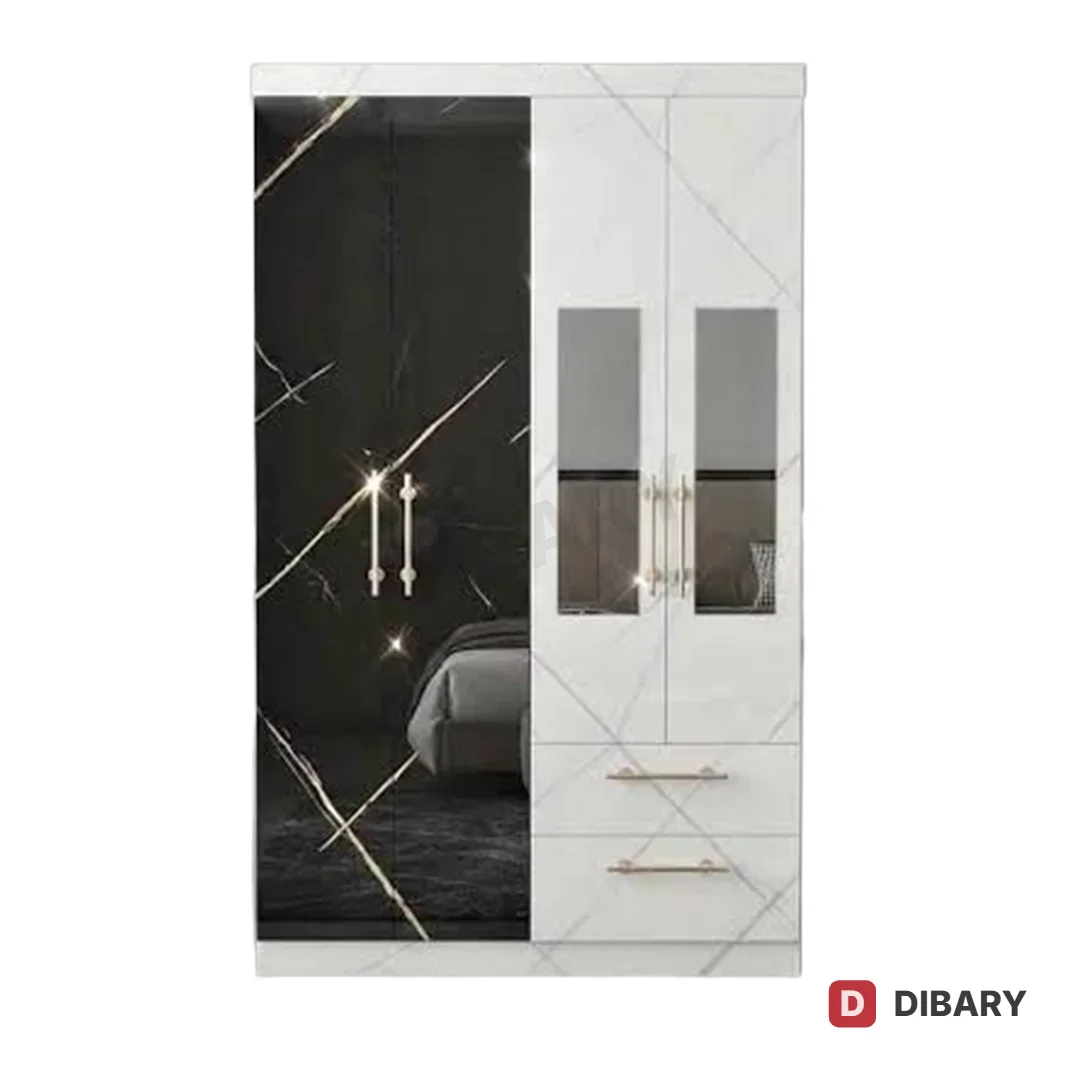 4 Door Marble Wardrobe