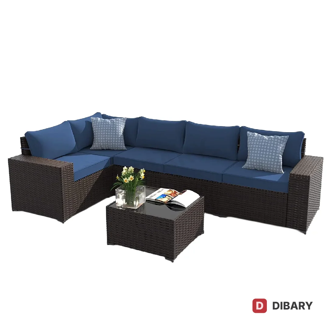 6 Seater Corner Patio Set