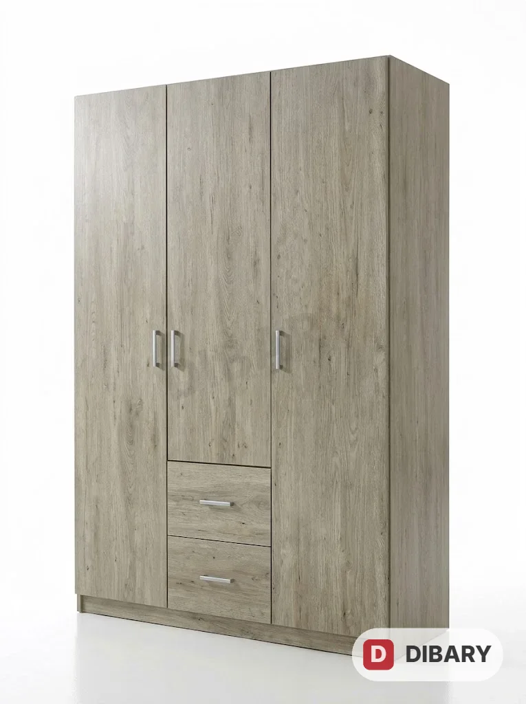 3 Door Wardrobe with Drawers