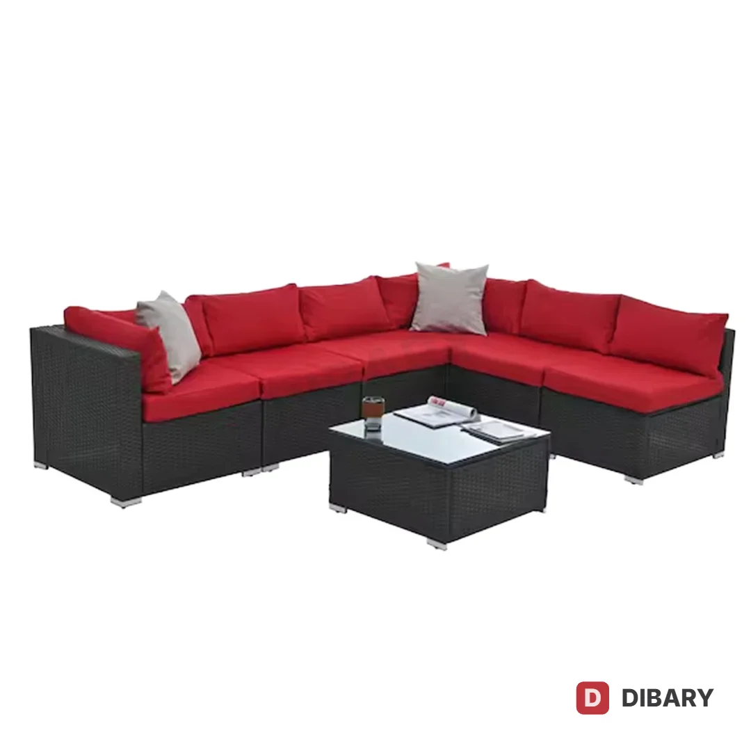 6 Seater Corner Patio Set