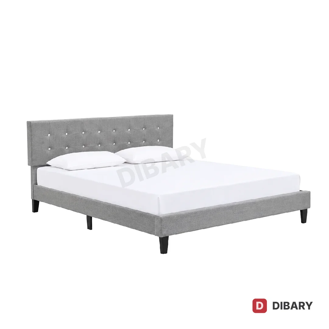 Crystal Tufted Queen Bed Frame BD004