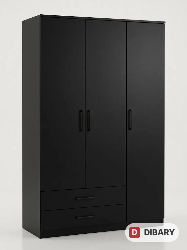 3 Door Wardrobe with Drawers